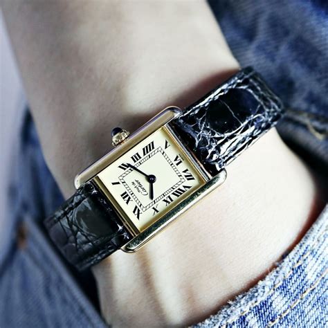 tank cartier woman|vintage cartier tank watch women's.